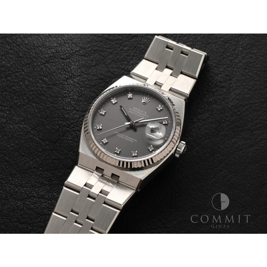 ロレックス オイスタークォーツ Ref.17014 SS グレー10Pダイヤ文字盤 | ROLEX | 10