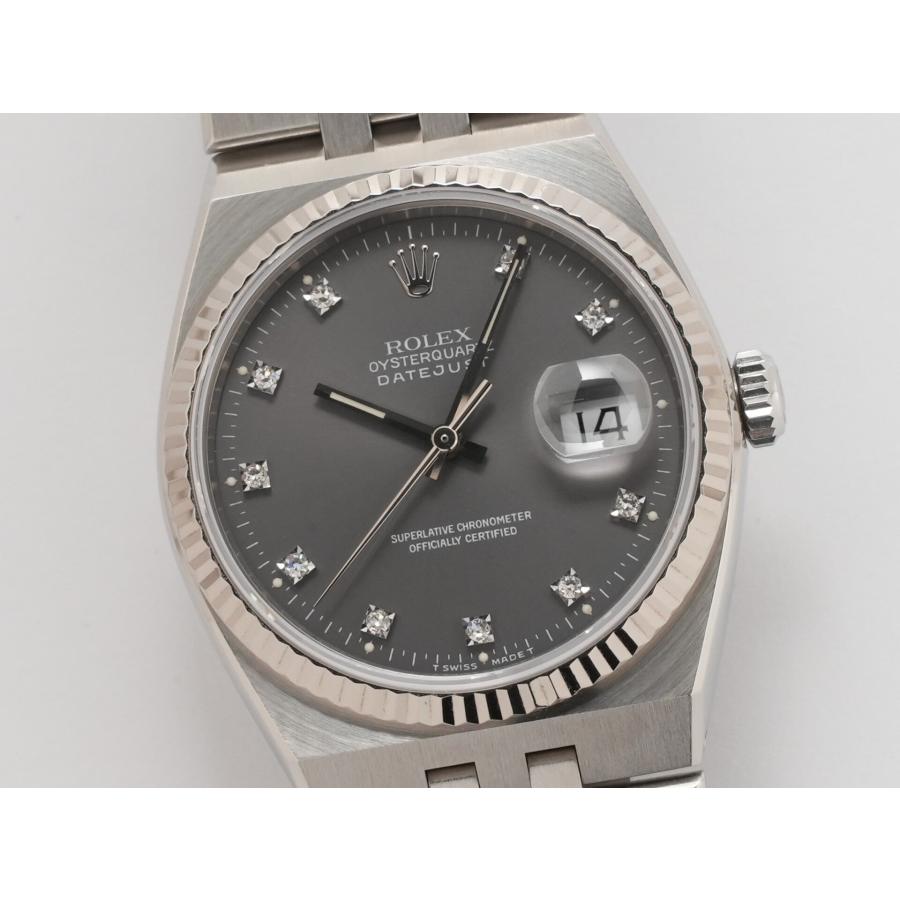 ロレックス オイスタークォーツ Ref.17014 SS グレー10Pダイヤ文字盤 | ROLEX | 02