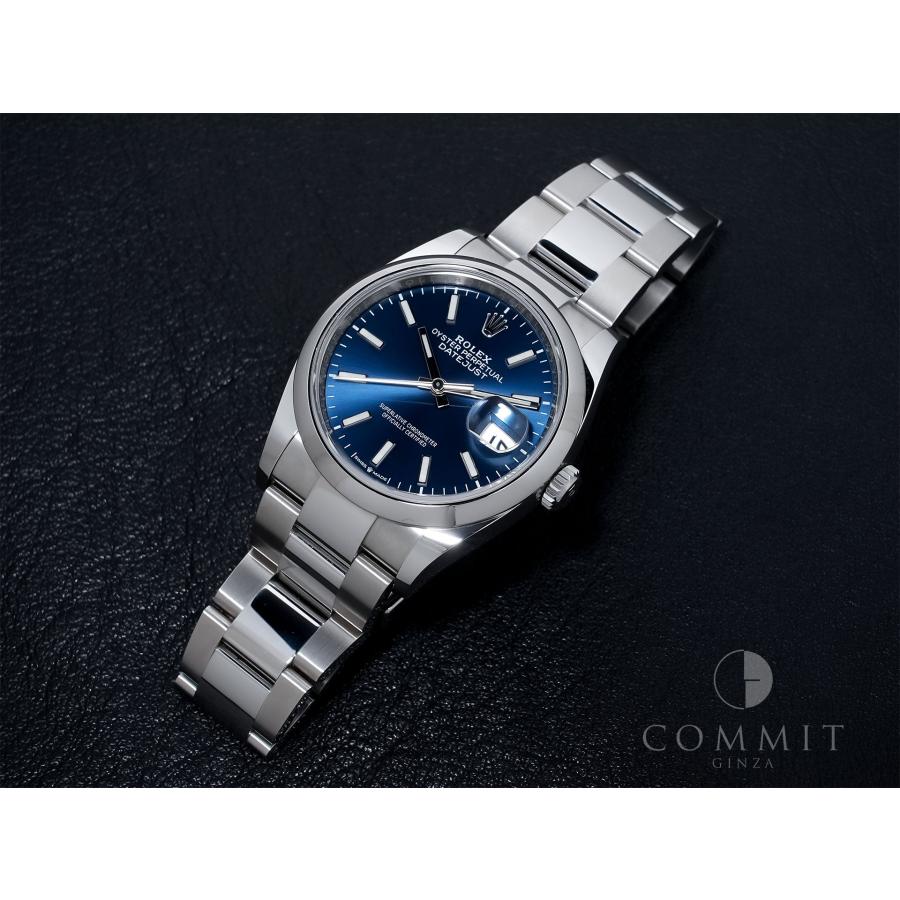 ロレックス デイトジャスト36 Ref.126200 ステンレススチール ブライトブルー文字盤 オイスターブレスレット | デイトジャスト | 10