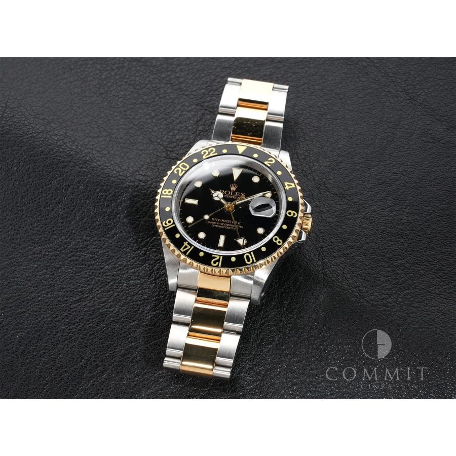 ロレックス GMTマスターII Ref.16713 ステンレススチール/イエローゴールド ブラック文字盤 オイスターブレスレット | GMTマスター | 10