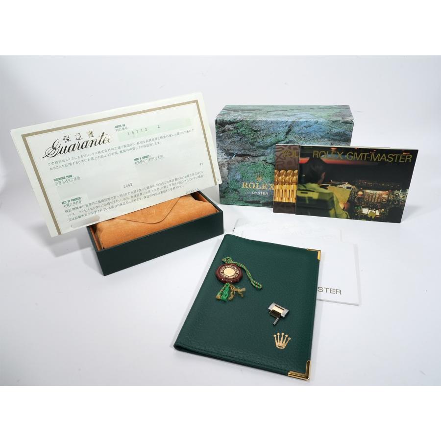 ロレックス GMTマスターII Ref.16713 ステンレススチール/イエローゴールド ブラック文字盤 オイスターブレスレット | GMTマスター | 09