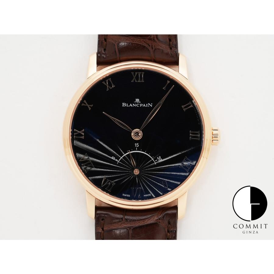 ブランパン ヴィルレ ウルトラスリム レトログラード Ref.6653-3630-55B 18Kレッドゴールド ブラック文字盤 | BLANCPAIN