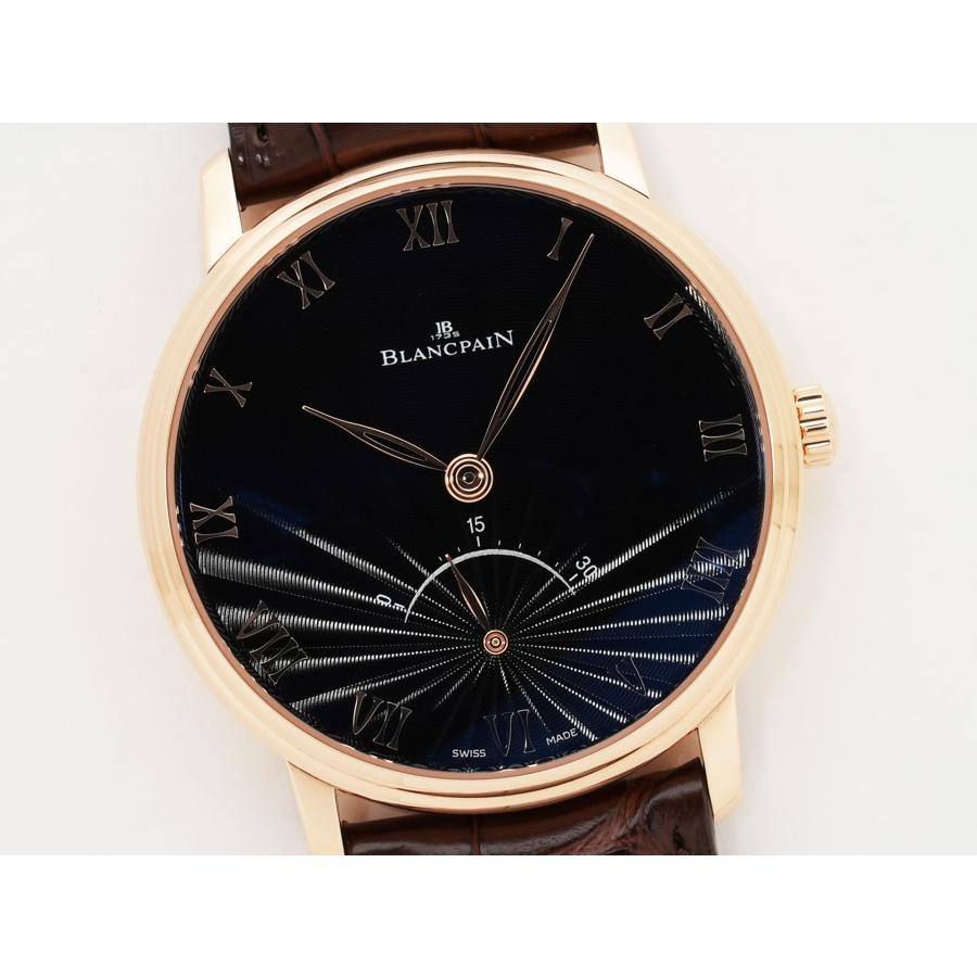 ブランパン ヴィルレ ウルトラスリム レトログラード Ref.6653-3630-55B 18Kレッドゴールド ブラック文字盤 | BLANCPAIN | 02