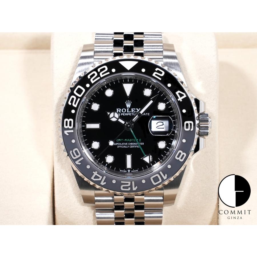 ロレックス GMTマスターII Ref.126710GRNR ステンレススチール ブラック文字盤 ジュビリーブレスレット | GMTマスター
