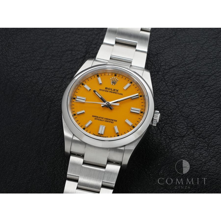ロレックス オイスターパーペチュアル36 Ref.126000 ステンレススチール イエロー文字盤 | オイスター パーペチュアル | 10