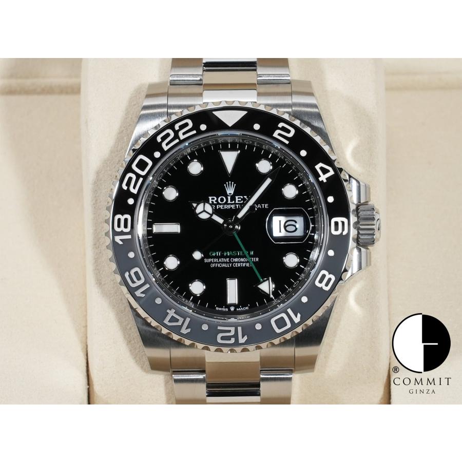 ロレックス GMTマスターII Ref.126710GRNR SS ブラック文字盤 オイスターブレスレット | GMTマスター