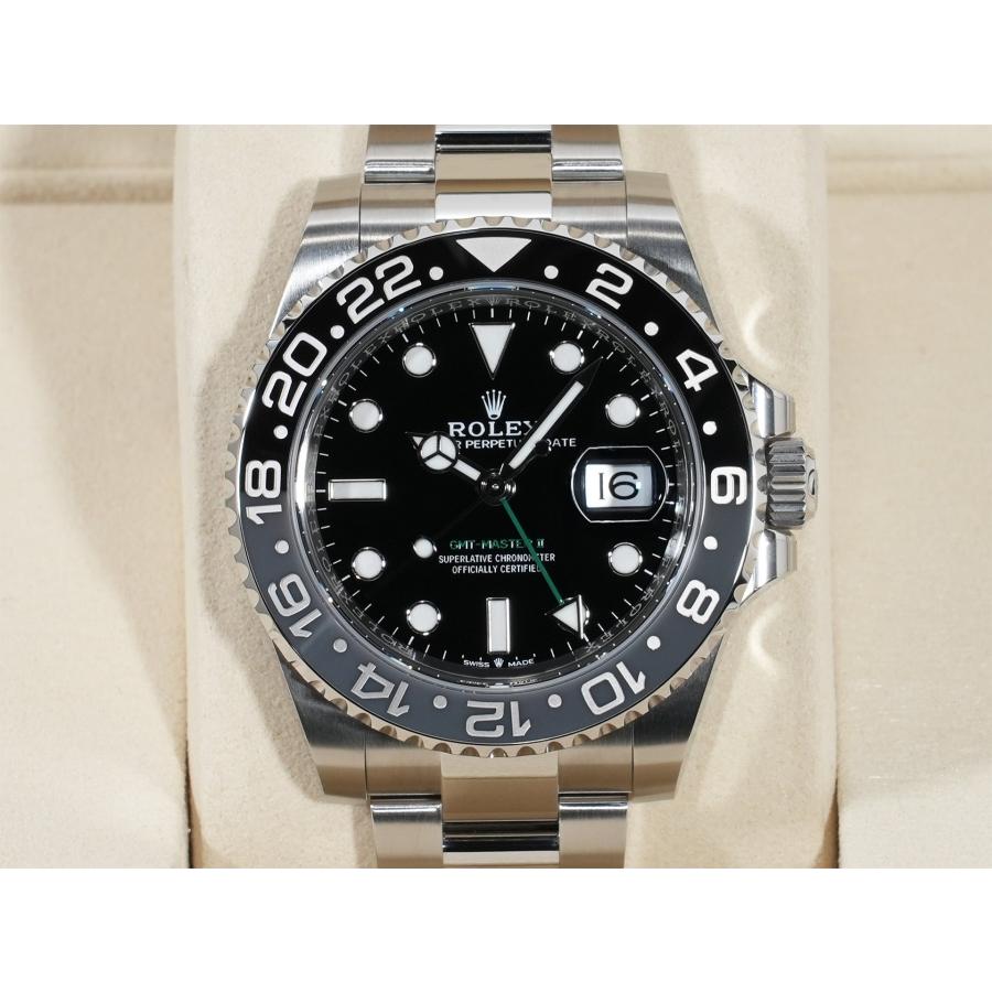ロレックス GMTマスターII Ref.126710GRNR SS ブラック文字盤 オイスターブレスレット | GMTマスター | 01