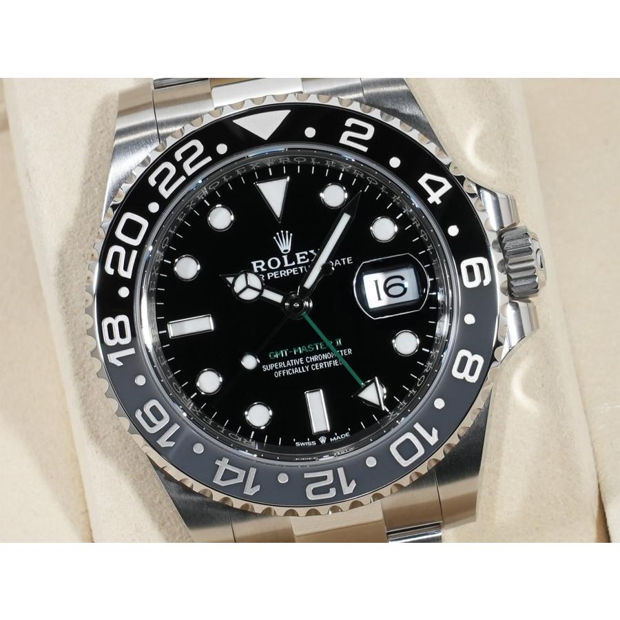 ロレックス GMTマスターII Ref.126710GRNR SS ブラック文字盤 オイスターブレスレット | GMTマスター | 02
