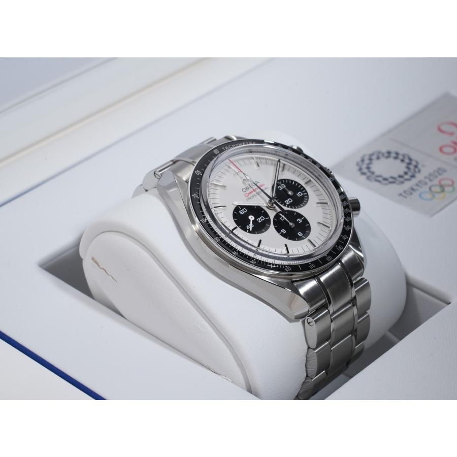 オメガ スピードマスター 記念モデル クロノグラフ 42MM  東京2020リミテッドエディション Ref.522.30.42.30.04.001 SS シルバー文字盤 | OMEGA | 04