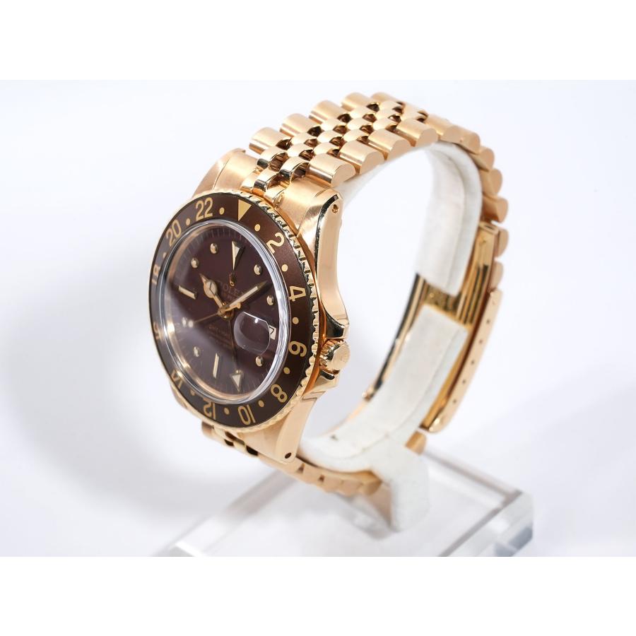 ロレックス GMTマスター Ref.1675/8 イエローゴールド ブラウン文字盤 オイスターブレスレット | GMTマスター | 03