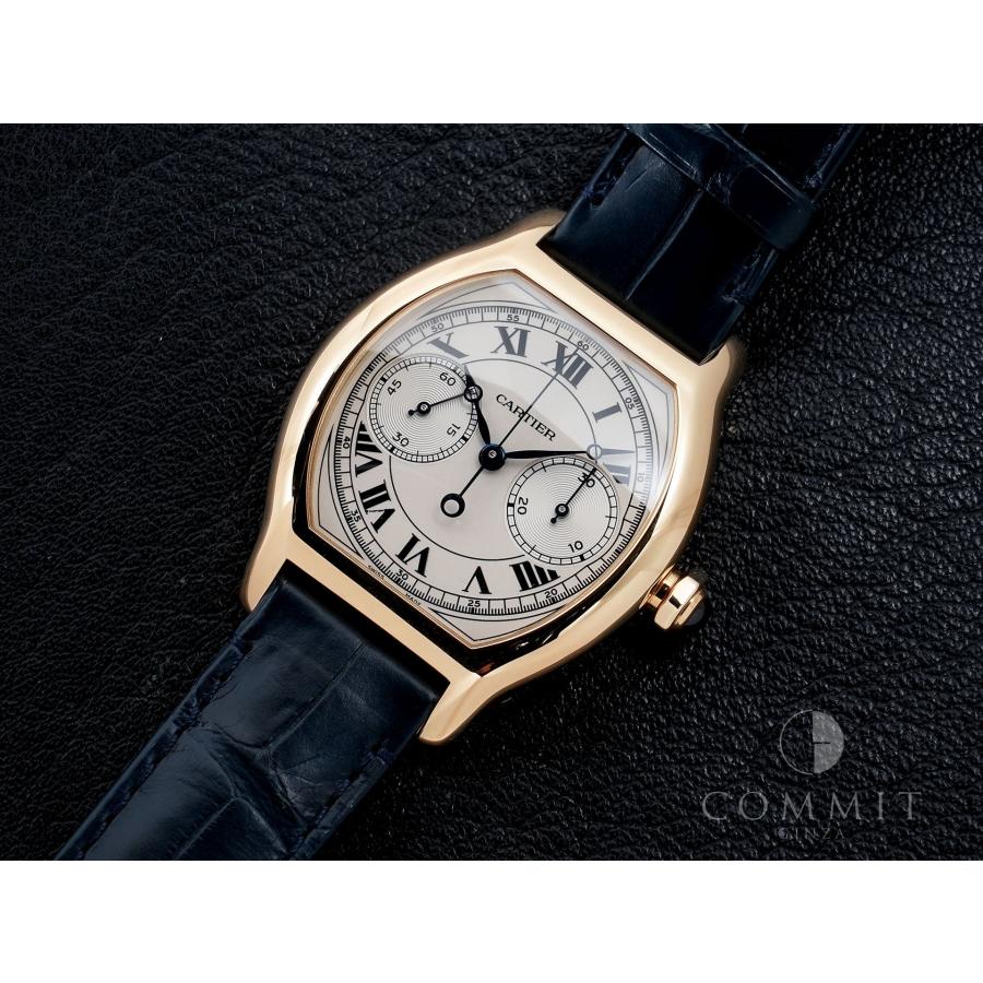カルティエ トーチュ モノプッシャー クロノグラフ Ref.WHTO0007 イエローゴールド シルバー文字盤 | Cartier | 12