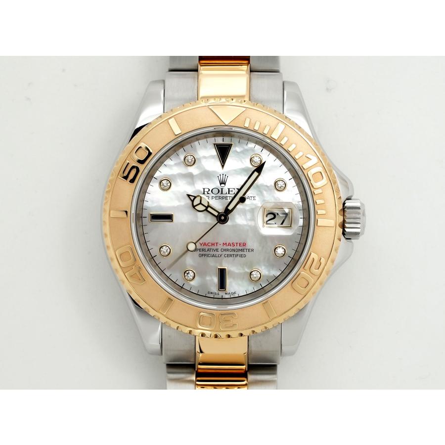 ロレックス ヨットマスター40 Ref.16623NGS ステンレススチール/イエローゴールド ホワイトシェルx3Pサファイア/8Pダイヤ文字盤 | ヨットマスター | 01