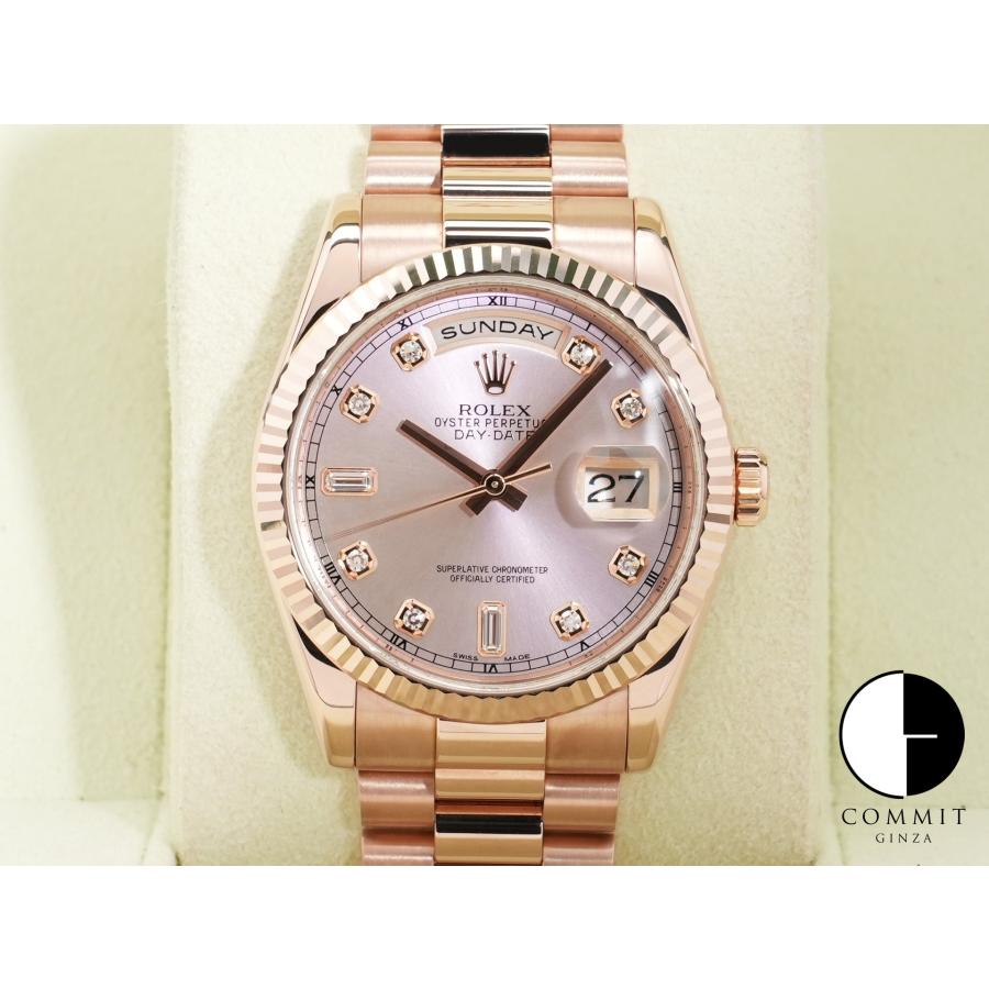 ロレックス デイデイト Ref.118235A 18KPG ピンクx10Pダイヤ文字盤 | デイデイト