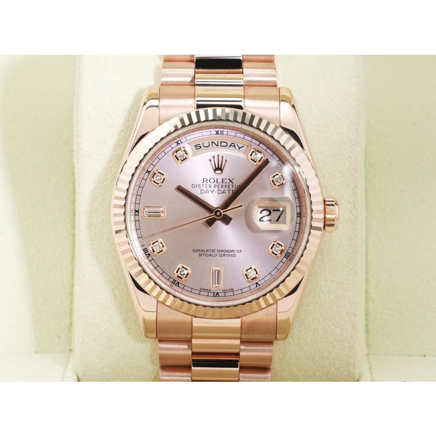 ロレックス デイデイト Ref.118235A 18KPG ピンクx10Pダイヤ文字盤 | デイデイト | 01