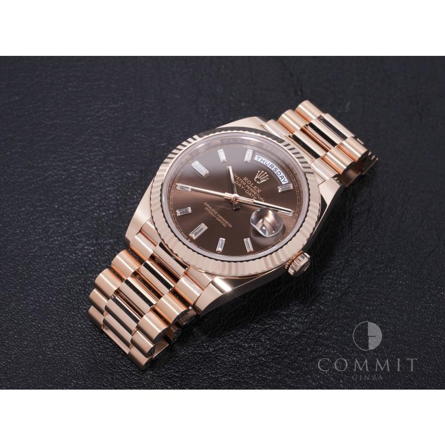 ロレックス デイデイト40 Ref.228235A エバーローズゴールド チョコレートx10Pダイヤ文字盤 | デイデイト | 10