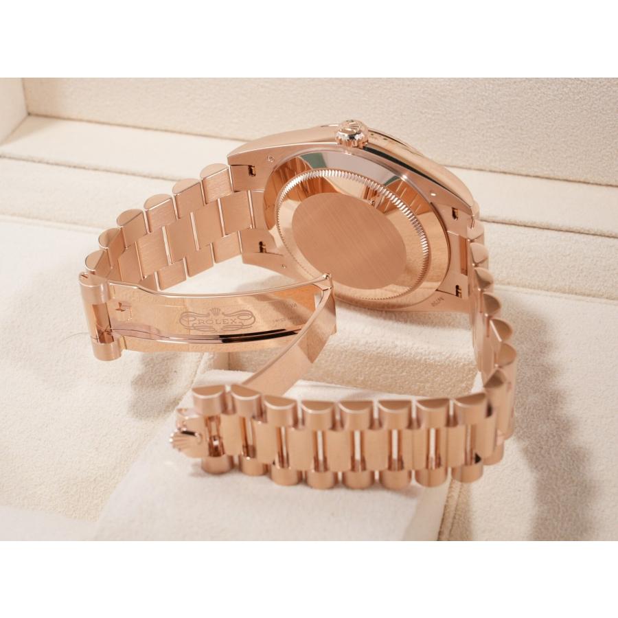 ロレックス デイデイト40 Ref.228235A エバーローズゴールド チョコレートx10Pダイヤ文字盤 | デイデイト | 07