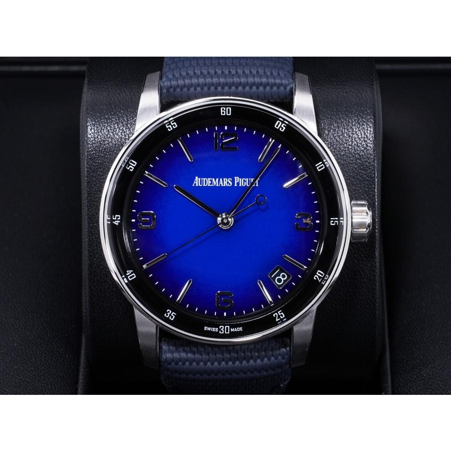 オーデマピゲ CODE 11.59 バイ オーデマ ピゲ ボリショイ限定モデル Ref.15210BC.OO.A321CR.99 ホワイトゴールド スモークブルーエナメル文字盤 | AUDEMARS PIGUET | 01