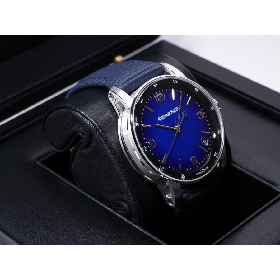 オーデマピゲ CODE 11.59 バイ オーデマ ピゲ ボリショイ限定モデル Ref.15210BC.OO.A321CR.99 ホワイトゴールド スモークブルーエナメル文字盤 | AUDEMARS PIGUET | 04