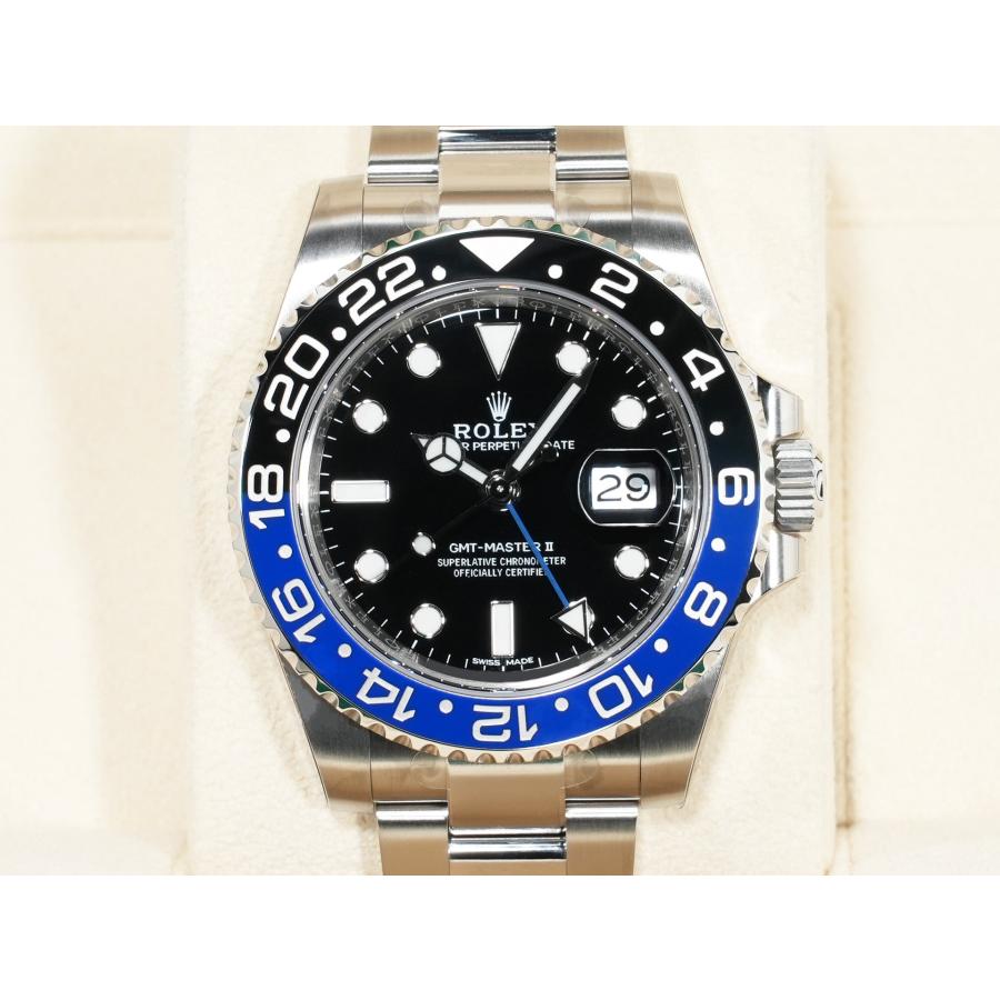 ロレックス GMTマスターII Ref.116710BLNR ステンレススチール ブラック文字盤 オイスターブレスレット | GMTマスター | 01