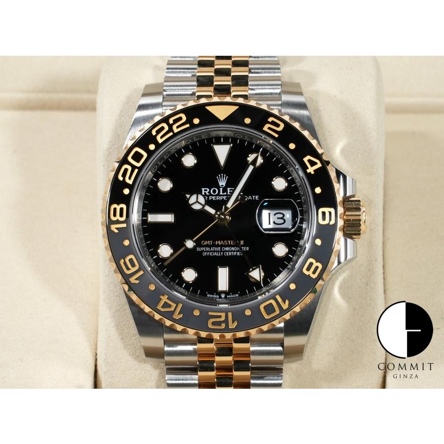 ロレックス GMTマスターII Ref.126713GRNR SS/YG ブラック文字盤 ジュビリーブレスレット | GMTマスター