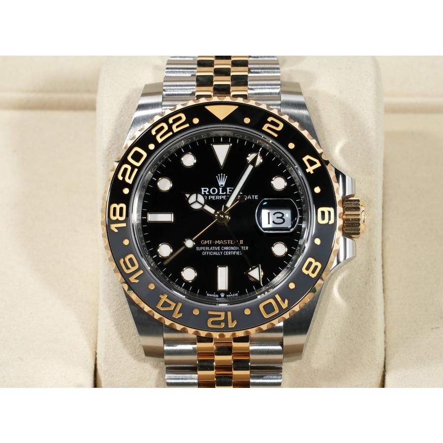 ロレックス GMTマスターII Ref.126713GRNR SS/YG ブラック文字盤 ジュビリーブレスレット | GMTマスター | 01