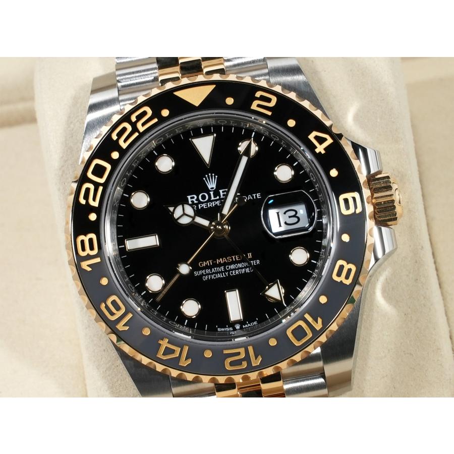 ロレックス GMTマスターII Ref.126713GRNR SS/YG ブラック文字盤 ジュビリーブレスレット | GMTマスター | 02