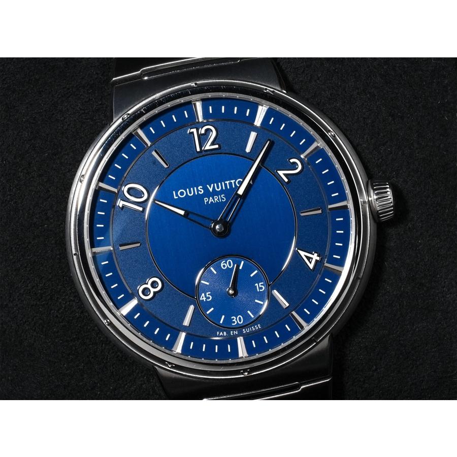 ルイヴィトン タンブール オトマティック Ref.W1ST20 SS ブルー文字盤 | LOUIS VUITTON | 02