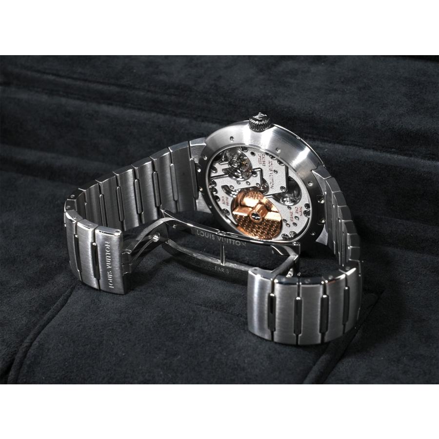 ルイヴィトン タンブール オトマティック Ref.W1ST20 SS ブルー文字盤 | LOUIS VUITTON | 07