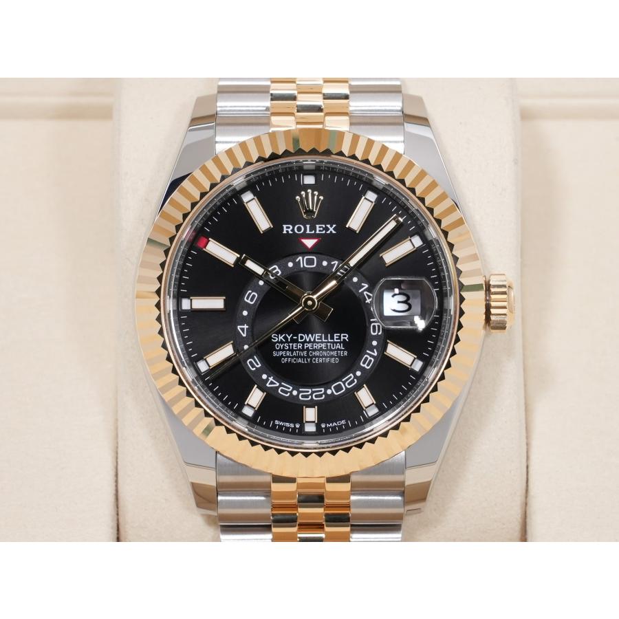 ロレックス スカイドゥエラー Ref.336933 ステンレススチール/イエローゴールド ブライトブラック文字盤 ジュビリーブレスレット | スカイドゥエラー | 01