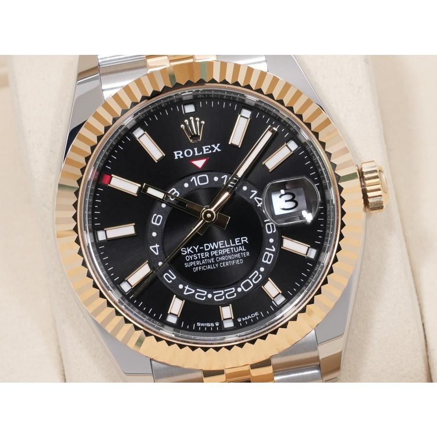 ロレックス スカイドゥエラー Ref.336933 ステンレススチール/イエローゴールド ブライトブラック文字盤 ジュビリーブレスレット | スカイドゥエラー | 02