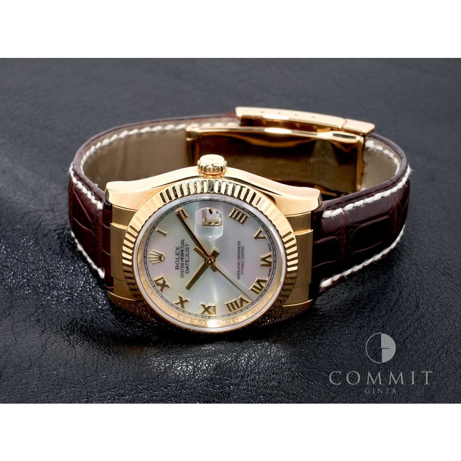 ロレックス デイトジャスト Ref.116138 イエローゴールド ホワイトシェル文字盤 | デイトジャスト | 10