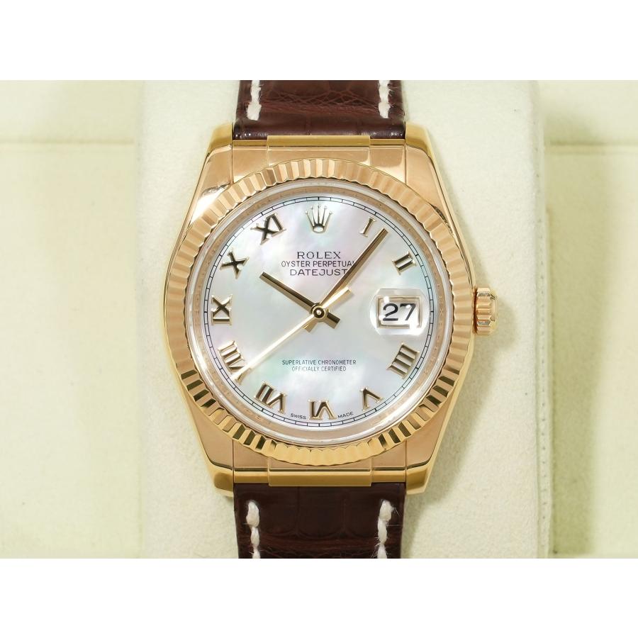 ロレックス デイトジャスト Ref.116138 イエローゴールド ホワイトシェル文字盤 | デイトジャスト | 01