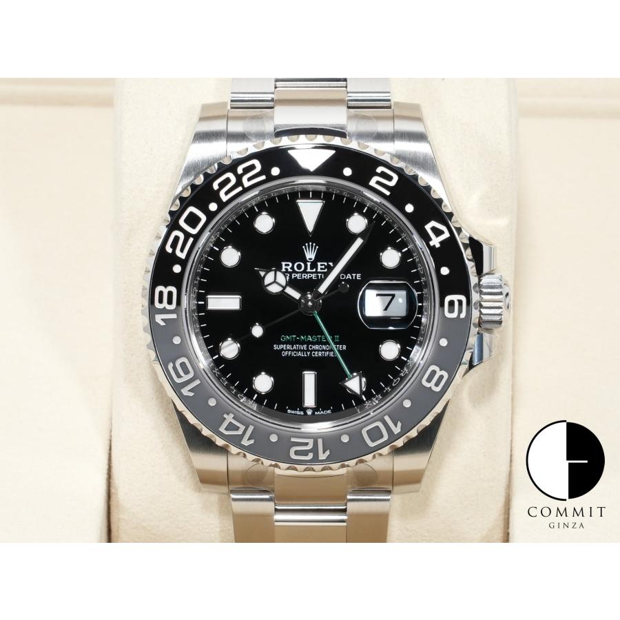 ロレックス GMTマスターII Ref.126710GRNR SS ブラック文字盤 オイスターブレスレット | GMTマスター