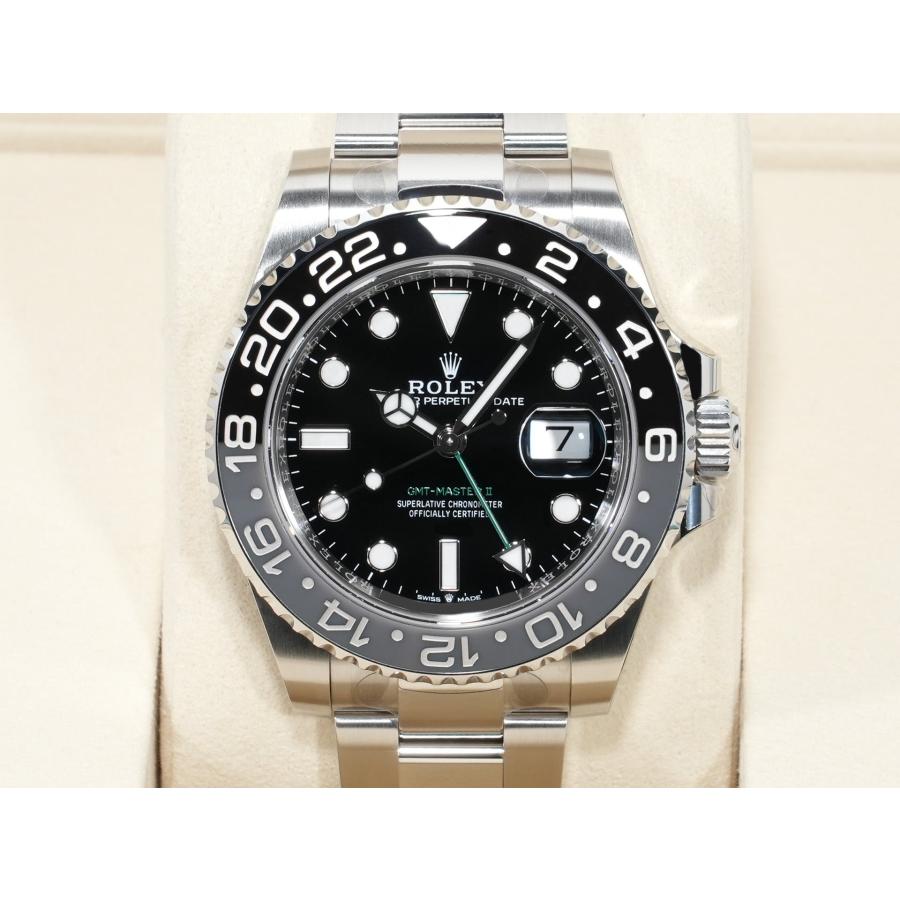 ロレックス GMTマスターII Ref.126710GRNR SS ブラック文字盤 オイスターブレスレット | GMTマスター | 01