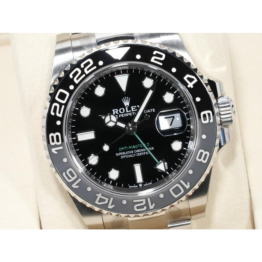 ロレックス GMTマスターII Ref.126710GRNR SS ブラック文字盤 オイスターブレスレット | GMTマスター | 02