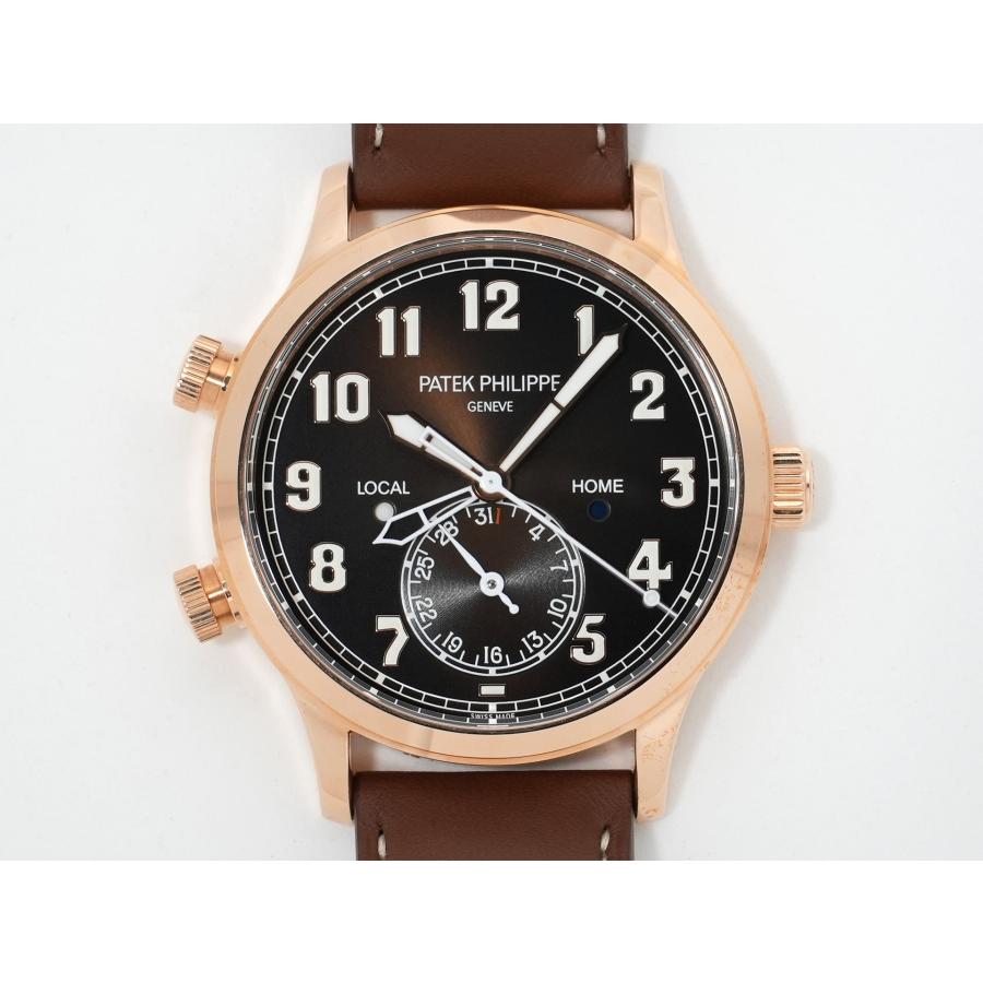 パテックフィリップ カラトラバ パイロット トラベルタイム Ref.5524R-001 ローズゴールド ブラウン・ソレイユ文字盤 | カラトラバ | 01
