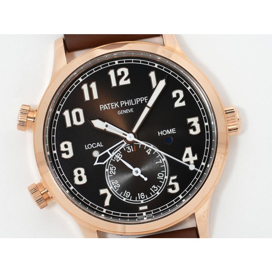 パテックフィリップ カラトラバ パイロット トラベルタイム Ref.5524R-001 ローズゴールド ブラウン・ソレイユ文字盤 | カラトラバ | 02