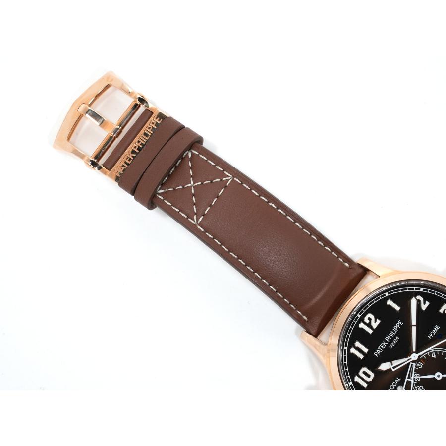 パテックフィリップ カラトラバ パイロット トラベルタイム Ref.5524R-001 ローズゴールド ブラウン・ソレイユ文字盤 | カラトラバ | 06