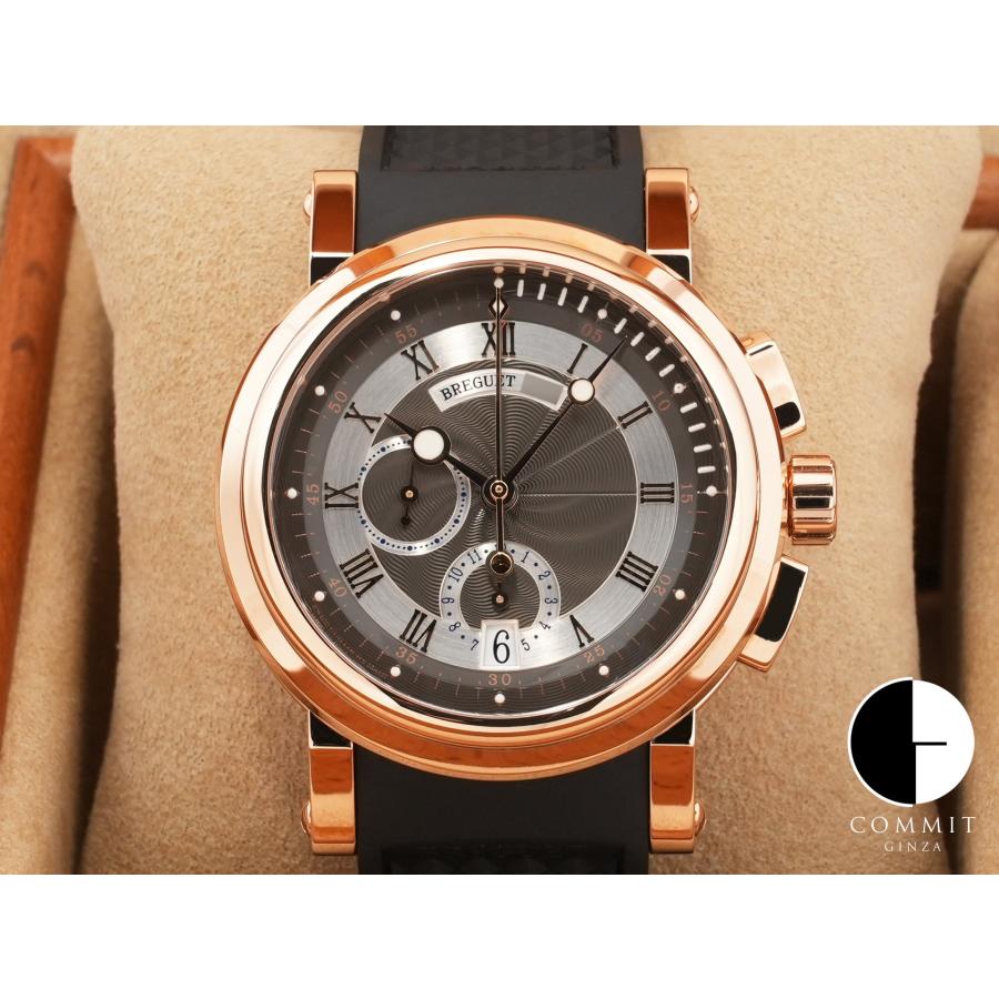 ブレゲ マリーン II クロノグラフ Ref.5827BR/Z2/5ZU 18KRG グレー文字盤 | ブレゲ
