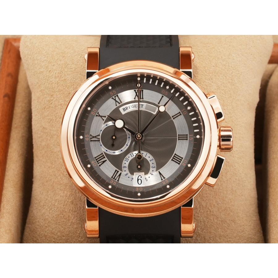 ブレゲ マリーン II クロノグラフ Ref.5827BR/Z2/5ZU 18KRG グレー文字盤 | ブレゲ | 01