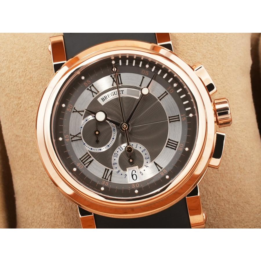 ブレゲ マリーン II クロノグラフ Ref.5827BR/Z2/5ZU 18KRG グレー文字盤 | ブレゲ | 02