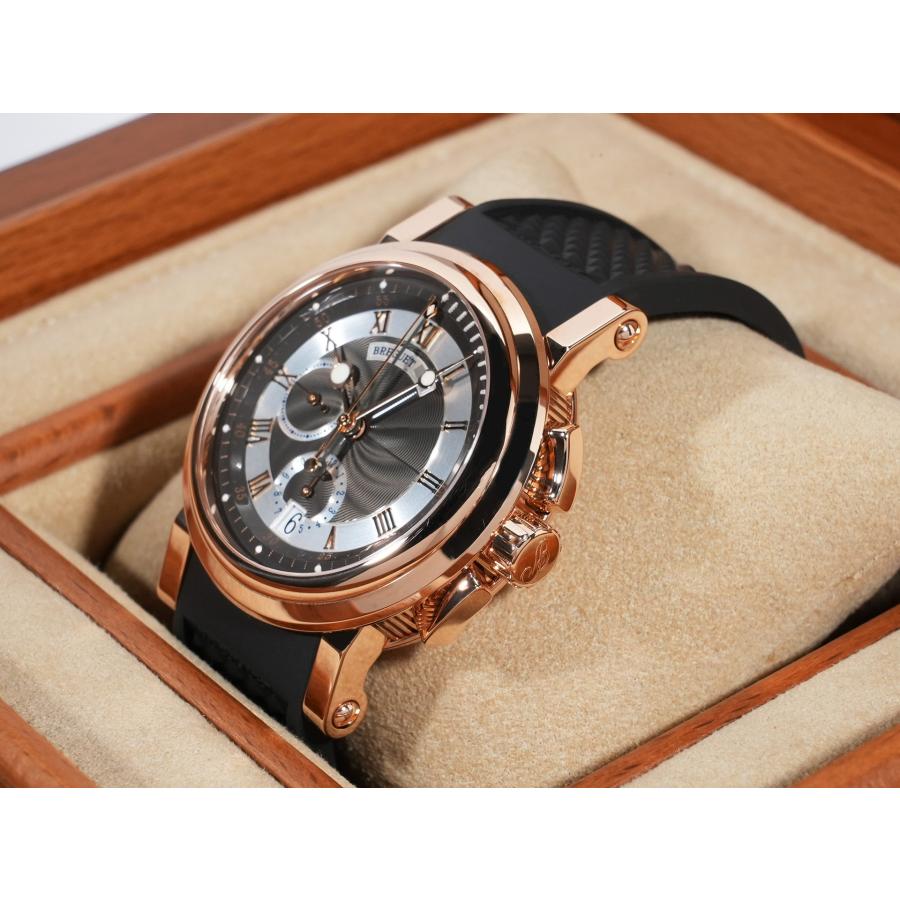 ブレゲ マリーン II クロノグラフ Ref.5827BR/Z2/5ZU 18KRG グレー文字盤 | ブレゲ | 03