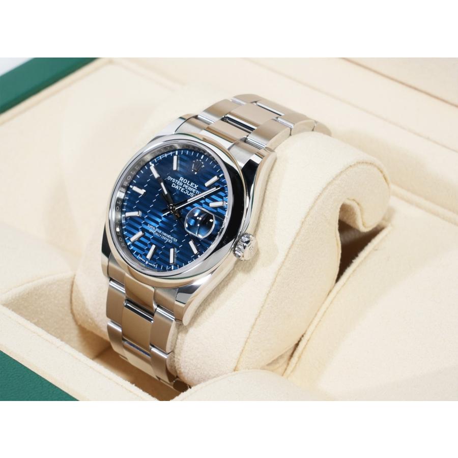 ロレックス デイトジャスト36 Ref.126200 SS ブルー フルーテッドモチーフ文字盤 オイスターブレスレット | デイトジャスト | 03