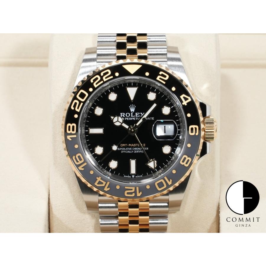 ロレックス GMTマスターII Ref.126713GRNR SS/YG ブラック文字盤 ジュビリーブレスレット | GMTマスター