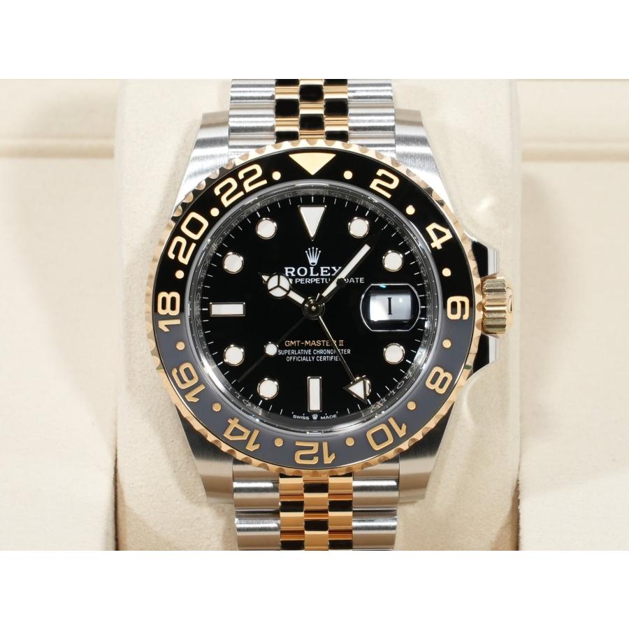 ロレックス GMTマスターII Ref.126713GRNR SS/YG ブラック文字盤 ジュビリーブレスレット | GMTマスター | 01