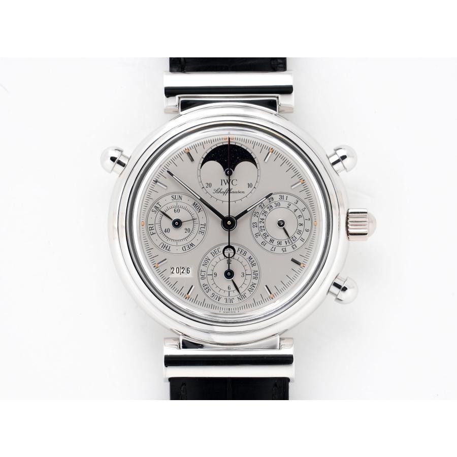 IWC ダ・ヴィンチ パーペチュアルカレンダー クロノグラフ ラトラパンテ Ref.IW3751 プラチナ シルバー文字盤 | IWC SCHAFFHAUSEN | 01