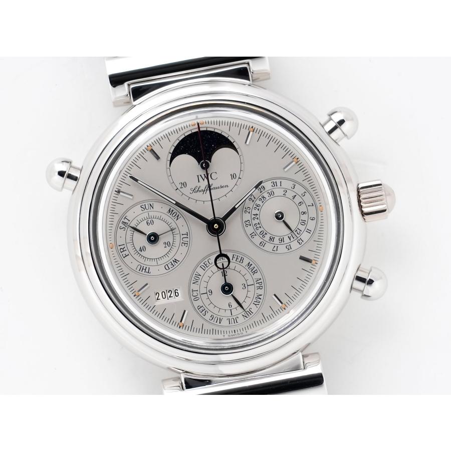 IWC ダ・ヴィンチ パーペチュアルカレンダー クロノグラフ ラトラパンテ Ref.IW3751 プラチナ シルバー文字盤 | IWC SCHAFFHAUSEN | 02