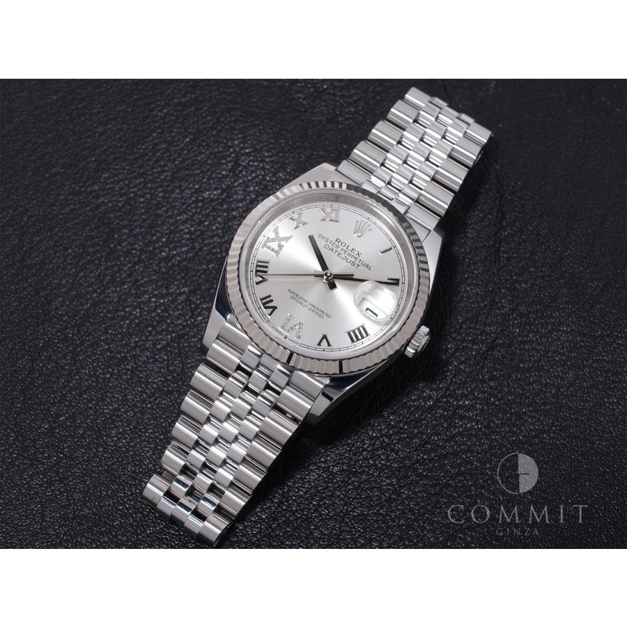 ロレックス デイトジャスト36 Ref.126234 ステンレススチール/ホワイトゴールド シルバーxダイヤモンド文字盤 ジュビリーブレスレット | デイトジャスト | 10