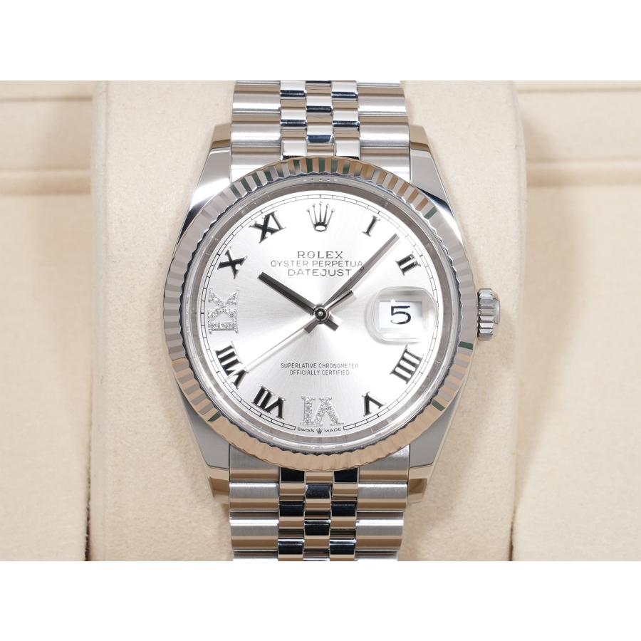 ロレックス デイトジャスト36 Ref.126234 ステンレススチール/ホワイトゴールド シルバーxダイヤモンド文字盤 ジュビリーブレスレット | デイトジャスト | 01