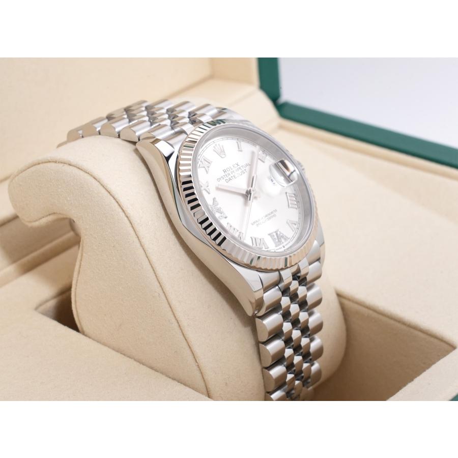 ロレックス デイトジャスト36 Ref.126234 ステンレススチール/ホワイトゴールド シルバーxダイヤモンド文字盤 ジュビリーブレスレット | デイトジャスト | 04